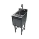 Steel Works SWUHS-1812-STD Underbar Hand Sink Unit with Soap & Towel Dispenser 1 image