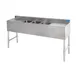 Sapphire Manufacturing SMBS-3D Underbar Sink Units, 3 Compartment with 2 Drainboards 1 image
