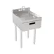 Krowne 18-18ST 18" Silver Series Underbar Hand Sink Unit with Soap & Towel Dispenser 1 image