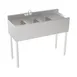Krowne 18-43L Underbar Sink Units, 3 Compartment with Right Drainboard 1 image