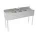 Krowne 18-53C Underbar Sink Units, 3 Compartment with 2 Drainboards 1 image