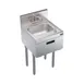 Krowne KR19-18ST 18" Free Standing Underbar Hand Sink Unit with Soap & Towel Dispenser 1 image