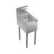 Krowne KR19-1C 12" Free Standing Underbar Hand Sink Unit with Splash Mount Faucet  1 image