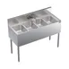 Krowne KR19-44C 48" 4 Compartment Underbar Sink w/ Splash-Mount Faucet, No Drainboards 1 image