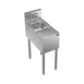 Krowne KR24-1C 12" Free Standing Underbar Hand Sink Unit with Splash Mount Faucet  1 image