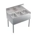Krowne KR24-33C 36" Underbar Sink Units, 3 Compartment without Drainboard 1 image