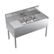 Krowne KR24-42C Underbar Sink Units, 2 Compartment with 2 Drainboards 1 image