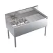 Krowne KR24-42L Underbar Sink Units, 2 Compartment with Right Drainboard 1 image