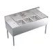 Krowne KR24-53C 60" Underbar Sink Units, 3 Compartment with 2 Drainboards 1 image