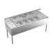Krowne KR24-64C 72" Underbar Sink Units, 4 Compartment with 2 Drainboards 1 image