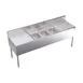 Krowne KR24-73C 84" Underbar Sink Units, 3 Compartment with 2 Drainboards 1 image