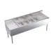 Krowne KR24-74C 84" Underbar Sink Units, 4 Compartment with 2 Drainboards 1 image