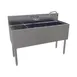 Glastender FSA-48-S 48" 4 Compartment Underbar Sink w/ Splash-Mount Faucet, No Drainboards 1 image