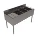 BK Resources UB4-21-348LS 48" Underbar Sink Units, 3 Compartment with Left Drainboard 1 image