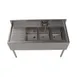 BK Resources UB4-21-348LS 48" Underbar Sink Units, 3 Compartment with Left Drainboard 2 image