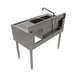 BK Resources UB4-18-236RS 36" Underbar Sink Units, 2 Compartment with Right Drainboard 3 image