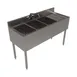 BK Resources UB4-18-348RS 48" Underbar Sink Units, 3 Compartment with Right Drainboard 1 image