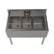 BK Resources UB4-21-336S 36" Underbar Sink Units, 3 Compartment without Drainboard 2 image
