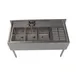 BK Resources UB4-21-348RS 48" Underbar Sink Units, 3 Compartment with Right Drainboard 2 image
