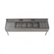 BK Resources UB4-21-484TS 84" Underbar Sink Units, 4 Compartment with 2 Drainboards 2 image