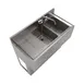 BK Resources UBB-18-236LS Underbar Sink Units, 2 Compartment with Left Drainboard 4 image
