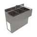 BK Resources UBB-18-336S Underbar Sink Units, 3 Compartment without Drainboard 1 image