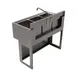 BK Resources UBB-18-336S Underbar Sink Units, 3 Compartment without Drainboard 3 image