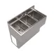 BK Resources UBB-18-336S Underbar Sink Units, 3 Compartment without Drainboard 4 image