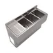 BK Resources UBB-18-348LS Underbar Sink Units, 3 Compartment with Left Drainboard 4 image