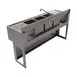 BK Resources UBB-18-360TS Underbar Sink Units, 3 Compartment with 2 Drainboards 3 image