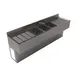 BK Resources UBB-21-384TS Underbar Sink Units, 3 Compartment with 2 Drainboards 1 image