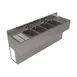 BK Resources UBB-21-472TS Underbar Sink Units, 4 Compartment with 2 Drainboards 1 image