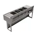BK Resources UBB-21-472TS Underbar Sink Units, 4 Compartment with 2 Drainboards 3 image