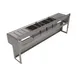 BK Resources UBB-21-496TS Underbar Sink Units, 4 Compartment with 2 Drainboards 3 image