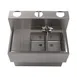 BK Resources UBDW-18-236LS Underbar Sink Units, 2 Compartment with Left Drainboard 2 image