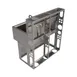 BK Resources UBDW-18-236LS Underbar Sink Units, 2 Compartment with Left Drainboard 3 image