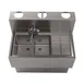 BK Resources UBDW-18-236RS Underbar Sink Units, 2 Compartment with Right Drainboard 2 image