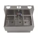 BK Resources UBDW-18-336S Underbar Sink Units, 3 Compartment without Drainboard 2 image