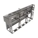 BK Resources UBDW-18-372TS Underbar Sink Units, 3 Compartment with 2 Drainboards 3 image