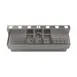 BK Resources UBDW-18-384TS Underbar Sink Units, 3 Compartment with 2 Drainboards 2 image