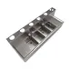 BK Resources UBDW-18-472TS Underbar Sink Units, 4 Compartment with 2 Drainboards 4 image