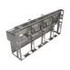 BK Resources UBDW-18-484TS Underbar Sink Units, 4 Compartment with 2 Drainboards 3 image