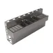 BK Resources UBDW-18-496TS Underbar Sink Units, 4 Compartment with 2 Drainboards 1 image