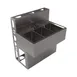 BK Resources UBDW-21-336S Underbar Sink Units, 3 Compartment without Drainboard 1 image