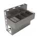 BK Resources UBDW-21-348LS Underbar Sink Units, 3 Compartment with Left Drainboard 1 image
