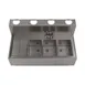 BK Resources UBDW-21-348LS Underbar Sink Units, 3 Compartment with Left Drainboard 2 image