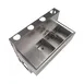 BK Resources UBDW-21-348LS Underbar Sink Units, 3 Compartment with Left Drainboard 4 image