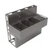 BK Resources UBDW-21-348RS Underbar Sink Units, 3 Compartment with Right Drainboard 1 image