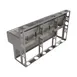 BK Resources UBDW-21-472TS Underbar Sink Units, 4 Compartment with 2 Drainboards 3 image