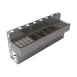 BK Resources UBDW-21-496TS Underbar Sink Units, 4 Compartment with 2 Drainboards 1 image